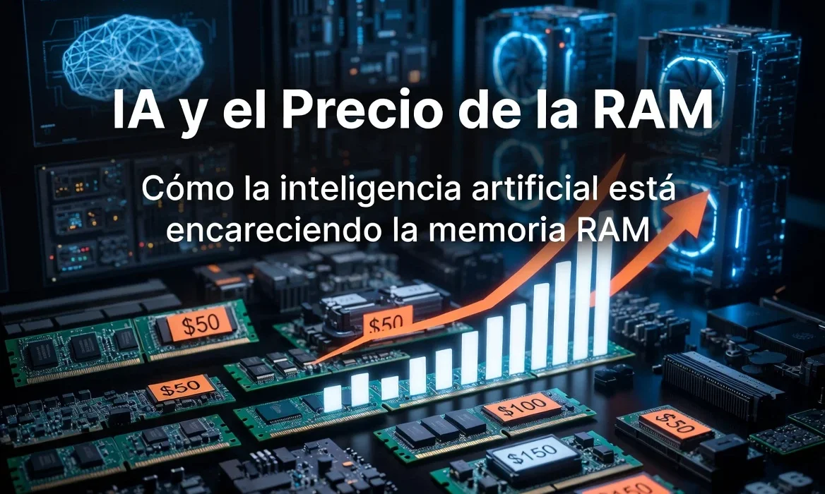 Por qué la inteligencia artificial está encareciendo la memoria RAM
