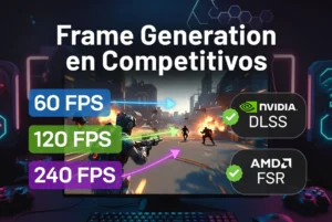 Cómo usar Frame Generation en juegos competitivos sin aumentar demasiado la latencia