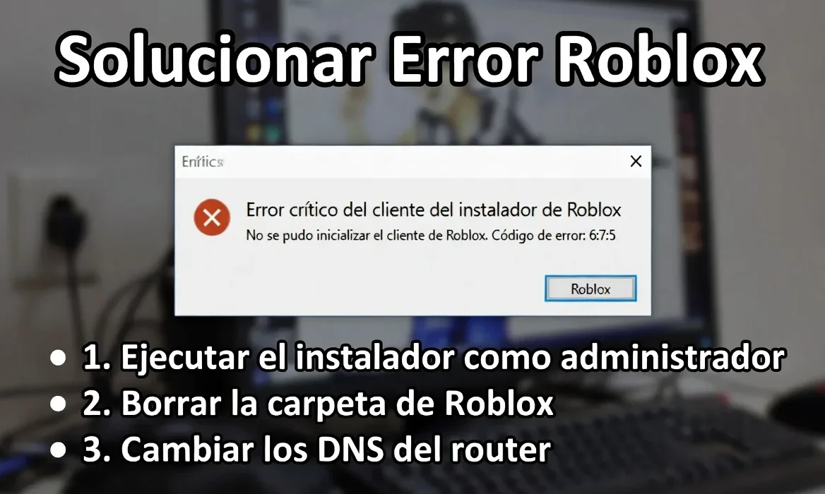 Cómo solucionar el error crítico del instalador de Roblox