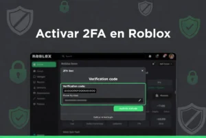 Cómo activar la verificación en dos pasos en Roblox