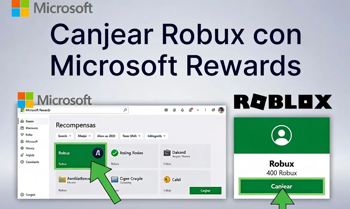 Cómo conseguir Robux con Microsoft Rewards