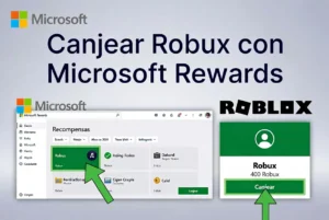 Cómo conseguir Robux con Microsoft Rewards