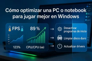 Cómo optimizar una PC o notebook para jugar mejor en Windows