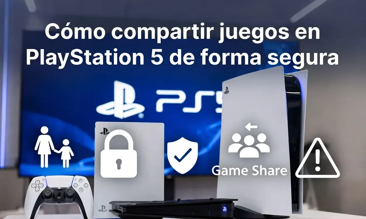 Cómo compartir juegos en PlayStation 5 de forma segura