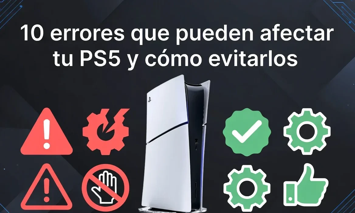 10 errores que pueden afectar tu PS5 y cómo evitarlos
