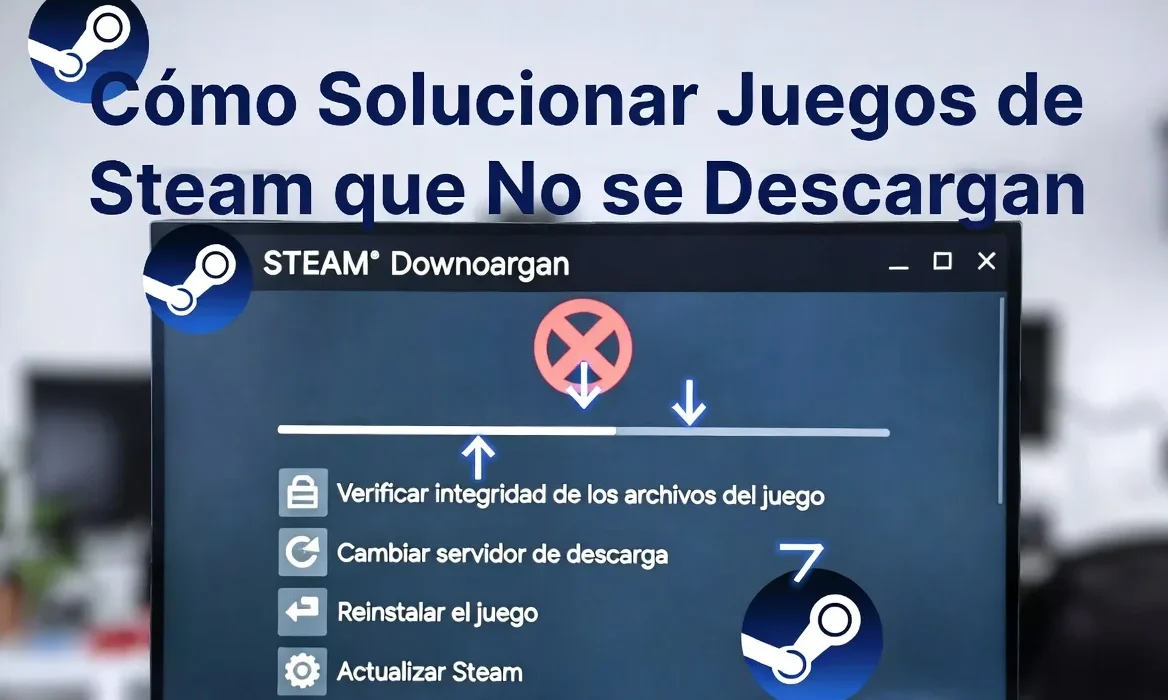 Cómo solucionar juegos de Steam que no se descargan