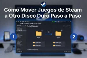 Cómo mover juegos de Steam a otro disco duro paso a paso