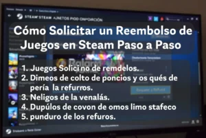 Cómo solicitar un reembolso de juegos en Steam paso a paso