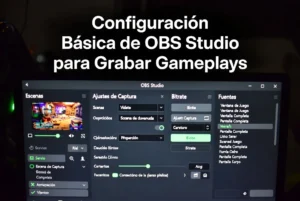 Configuración básica de OBS Studio para grabar gameplays