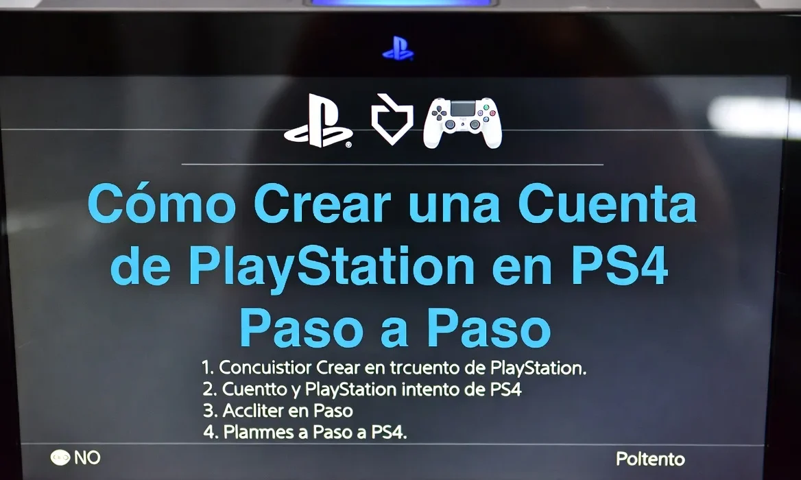 Cómo crear una cuenta de PlayStation en PS4 paso a paso