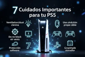 7 cuidados importantes para mantener tu PlayStation 5 en buen estado