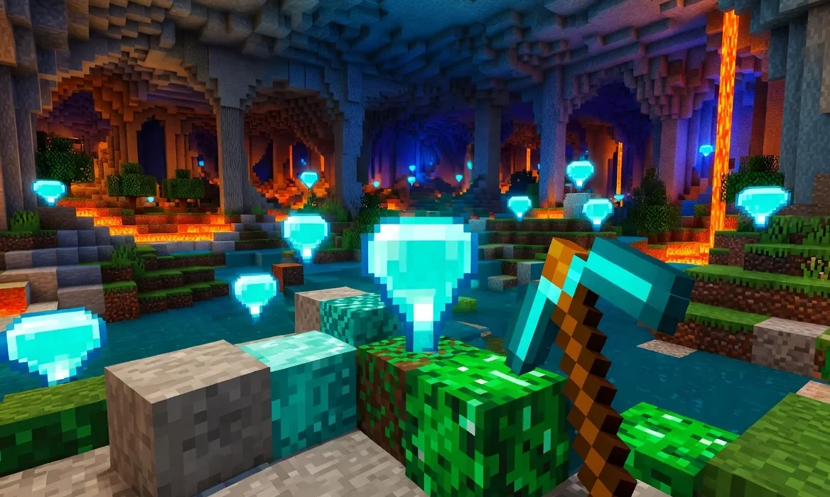 Mejor técnica para encontrar diamantes en Minecraft rápido